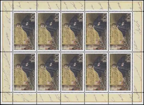 1828 Alfred Nobel - 10er-Bogen, postfrisch **