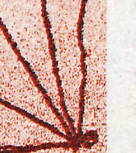 1865II Leibniz - 10er-Bogen mit PLF II, Feld 2, **