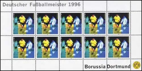 1879 Maître de football Borussia Dortmund - Bogen 10 **