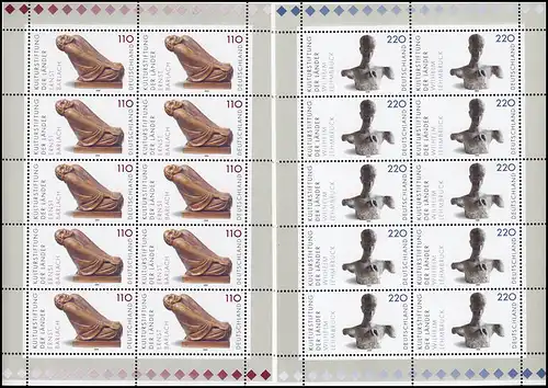 2063-2064 Oeuvres d'art Ernst Barlach et Wihelm Lehmbruck - 10e ensemble de Bogen **