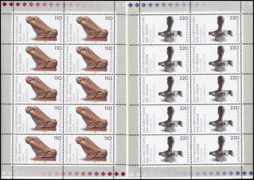 2063-2064 Oeuvres d'art Ernst Barlach et Wihelm Lehmbruck - 10e ensemble de Bogen **