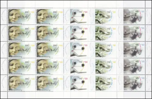 2094-2097 Aide sportive: sport et paix - Bogen 10 **