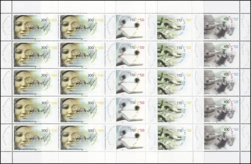 2094-2097 Sporthilfe: Sport und Frieden - 10er-Bogen-Satz **