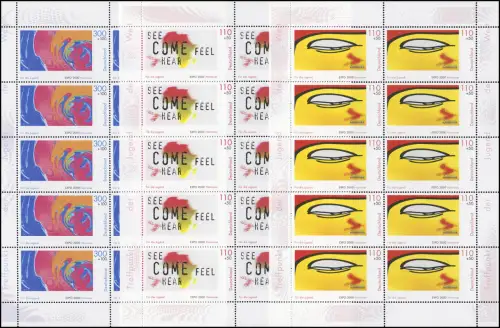 2117-2122 EXPO 2000 Hanovre: lieu de rencontre de la jeunesse mondiale, 10e taux de boom **