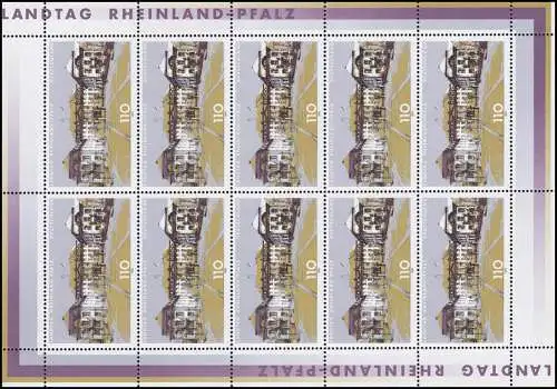 2129 Parlament Rheinland-Pfalz - 10er-Bogen **