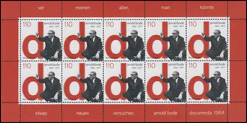 2155 Arnold Bode - 10er-Bogen **