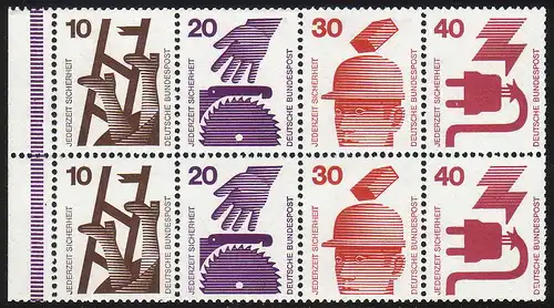 HBl. 23 aus MH 18 Unfall 1972, RLV II, postfrisch