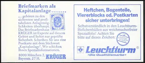 23c MH Burgen und Schlösser, Variante b mit Zählbalken, postfrisch **