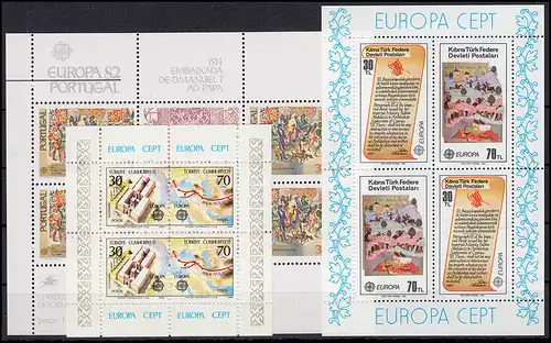 Communauté / CEPT / Europe 1982 Année 35 numéros complets **