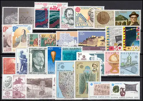 Communauté / CEPT / Europe 1983 Année 35 numéros complets **