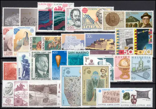 Communauté / CEPT / Europe 1983 Année 35 numéros complets **