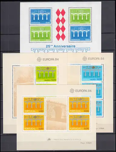 Gemeinschaft / CEPT / Europa 1984 Jahrgang 35 Ausgaben komplett **