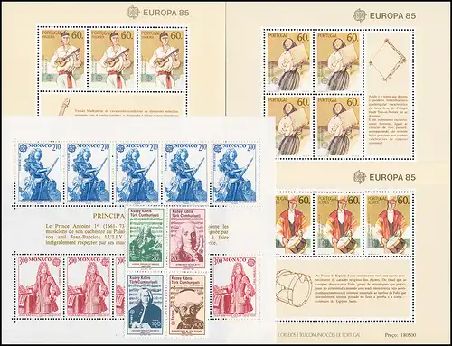 Gemeinschaft / CEPT / Europa 1985 Jahrgang 35 Ausgaben komplett **