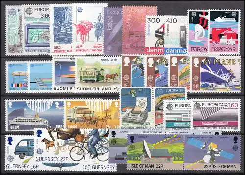 Communauté / CEPT / Europe 1988 millésime 35 numéros complets **