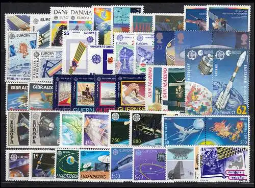 Communauté / CEPT / Europe 1991 Année 40 numéros complets **