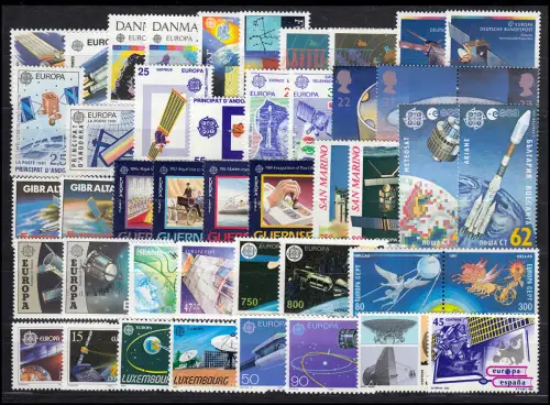 Communauté / CEPT / Europe 1991 Année 40 numéros complets **