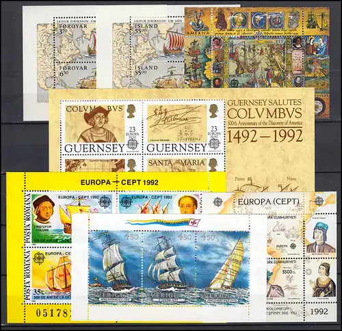 Communauté / CEPT / Europe 1992 millésime 42 numéros complets **