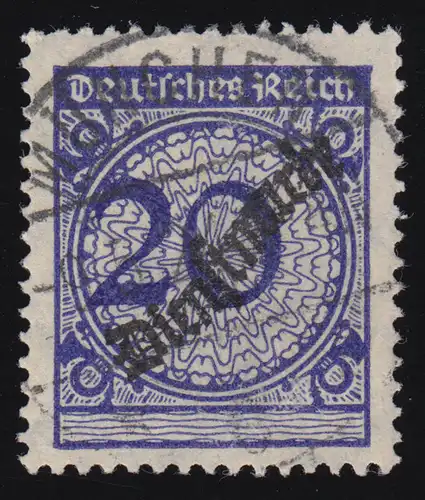 102 Impression sur 20 pf O. C.