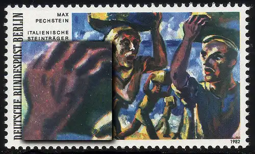 678 Pechstein mit PLF: Fleck auf der Hand des Mannes, Feld 45 **