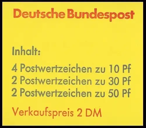 21b MH BuS 1977, Variante: c, mit PLF IV, postfrisch