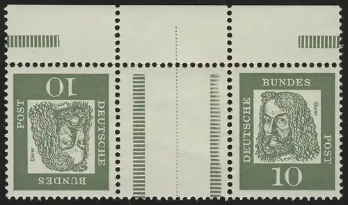 KZ1 ZD Dürer du bord, barres à barres légèrement raccourcies, ** post-frais