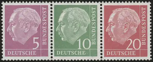 W20X Zusammendruck Heuss, postfrisch **