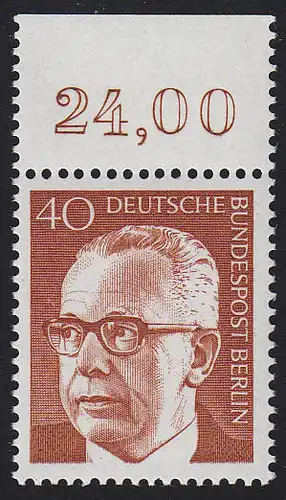 364 Heinemann 40 Pf Oberrand ** frais de port