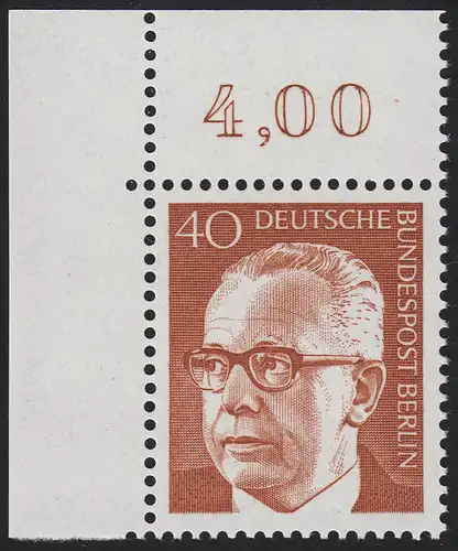 364 Heinemann 40 Pf coin ol ** post-fraîchissement