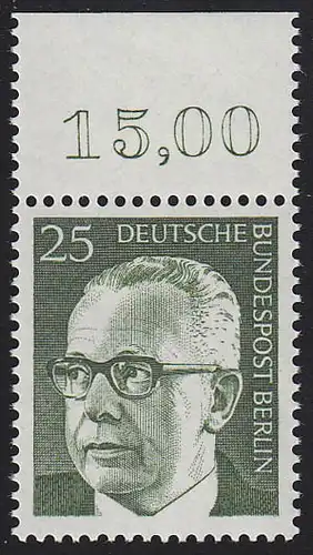 393 Heinemann 25 Pf Oberrand ** postfrisch