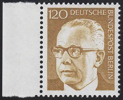 395 Hinemann 120 Pf Pagerand li. ** Postfraîchissement