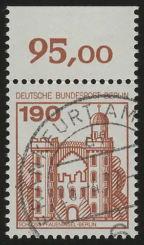 539 Burgen u.Schl. 190 Pf Oberrand VS-O FfM