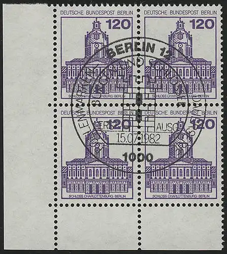 675 Burgen et St. 120 Pf Eck-Vbl. ul ESSST Berlin