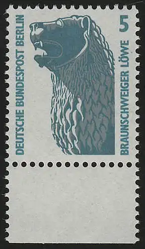 863 SVK 5 Pf Sous-rand ** frais de port