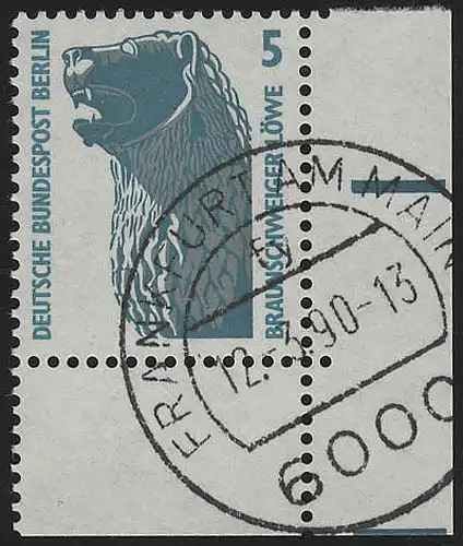 863 SWK 5 Pf Ecke ur VS-O FfM