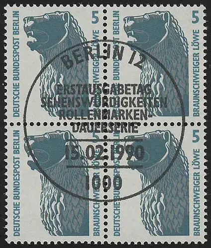 863 SWK 5 Pf Quaterblock ESTE Berlin