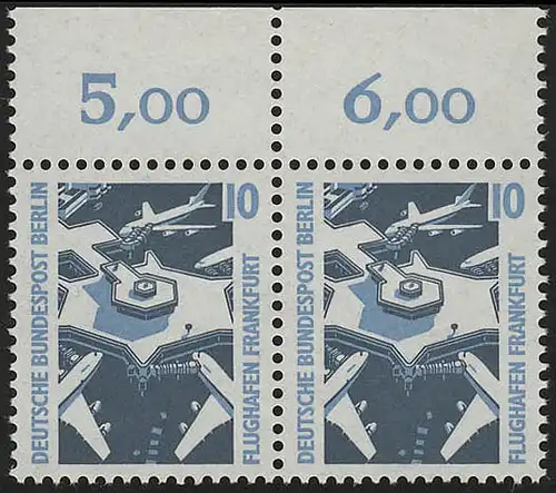 798 SWK 10 Pf Paar OR ** postfrisch