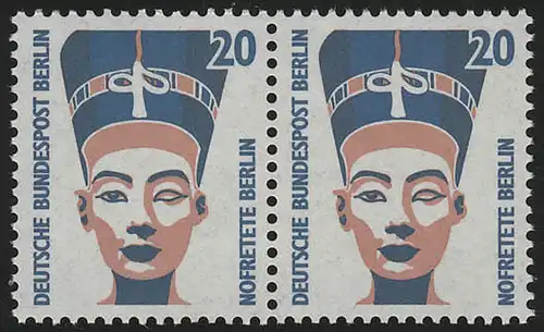 831 SWK 20 Pf waag. Paar ** postfrisch