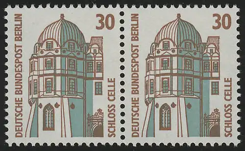 793 SWK 30 Pf waag. Paar ** postfrisch