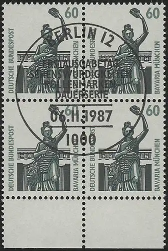 795 SWK 60 Pf UR-Viererbl. ESST Berlin