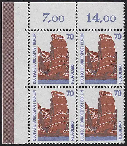 874 SWK 70 Pf Eck-Vbl. ol ** postfrisch