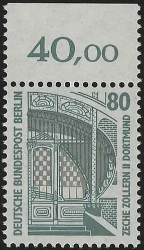 796 SWK 80 Pf Oberrand ** frais de port