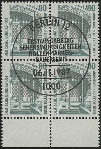 796 SWK 80 Pf UR-Viererblock, ESST Berlin