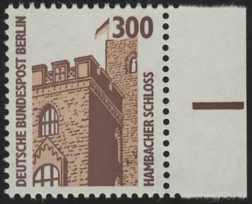 799 SWK 300 Pf Seitenrand re. ** postfrisch