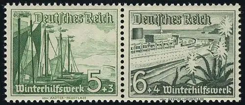 Schiffe Zusammendruck W 125 5+6 **