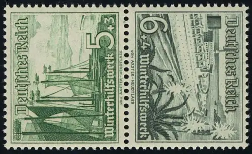 Schiffe Zusammendruck SK 32 5+6, postfrisch **