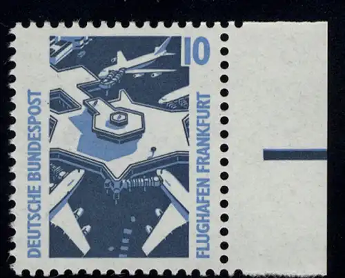 1347 SVK 10 Pf bord de page re. ** frais de port