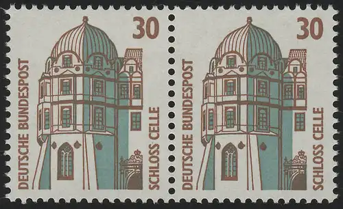 1339 SWK 30 Pf waag. Paar ** postfrisch