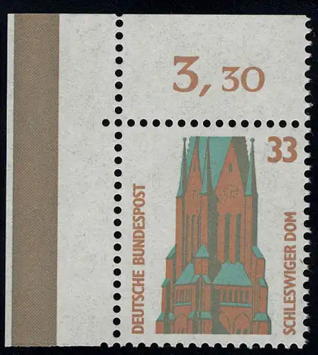 1399 SWK 33 Pf Ecke ol ** postfrisch