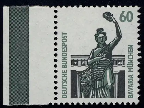 1341 SWK 60 Pf Pagerand li. ** post-fraîchissement