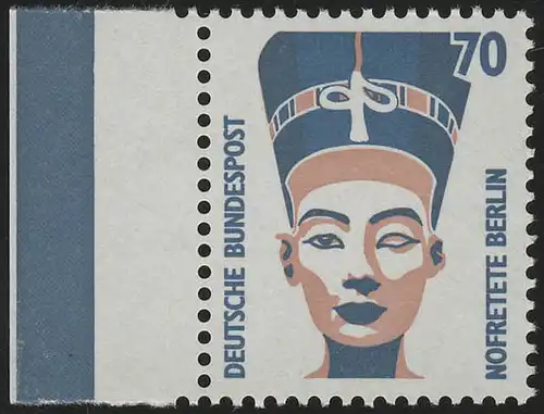 1374 SWK 70 Pf Seitenrand li. ** postfrisch